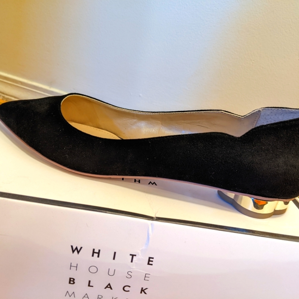 Bellamy metal heel flat